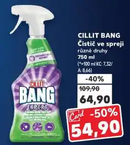 Kaufland CILLIT BANG Čistič ve spreji nabídka