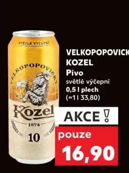 Kaufland VELKOPOPOVICKÝ KOZEL Pivo nabídka