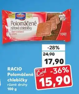 Kaufland Racio polomáčené chlebíčky nabídka