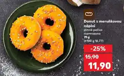 Kaufland Donut s meruňkovou náplní nabídka