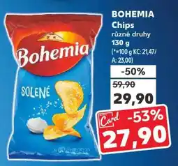 Kaufland Bohemia chips nabídka