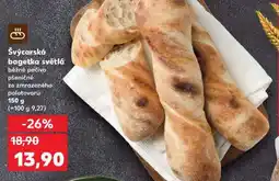 Kaufland Švýcarská bagetka světlá nabídka