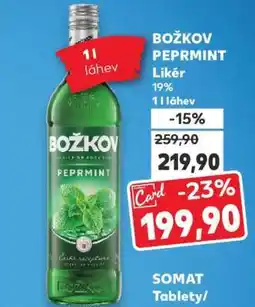 Kaufland Božkov Peprmint nabídka
