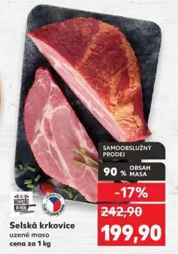 Kaufland Selská krkovice nabídka