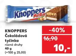 Kaufland KNOPPERS Čokoládová tyčinka nabídka