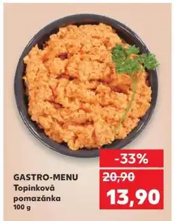 Kaufland GASTRO MENU Topinková pomazánka nabídka