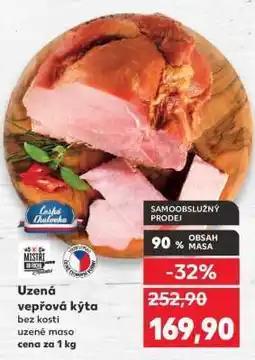 Kaufland Uzená vepřová kýta nabídka