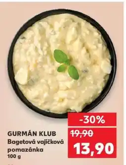 Kaufland Gurmán Klub Bagetová vajíčková pomazánka nabídka
