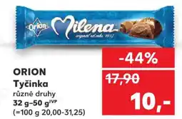 Kaufland Orion tyčinka nabídka