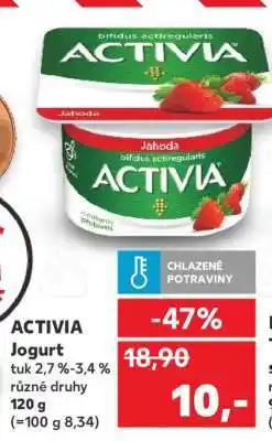 Kaufland Activia jogurt nabídka