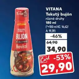 Kaufland Vitana Tekutý bujón nabídka