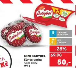 Kaufland Mini Babybel nabídka
