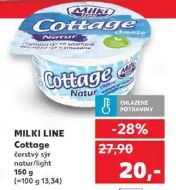 Kaufland MILKI LINE Cottage nabídka