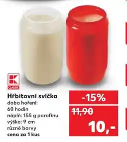 Kaufland Hřbitovní svíčka nabídka