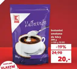 Kaufland Instantní smetana do kávy nabídka