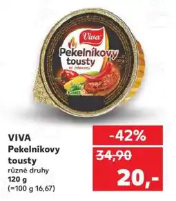 Kaufland Viva Pekelníkovy toasty nabídka