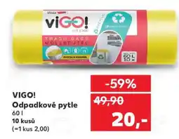Kaufland VIGO! Odpadkové pytle nabídka