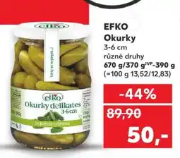 Kaufland EFKO OKURKY nabídka