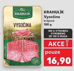 Kaufland Krahulík VYSOČINA krájená nabídka