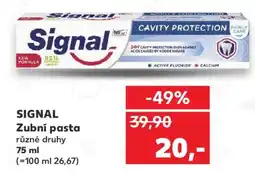 Kaufland Signal zubní pasta nabídka