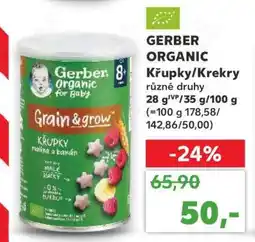 Kaufland GERBER ORGANIC Křupky/Krekry nabídka