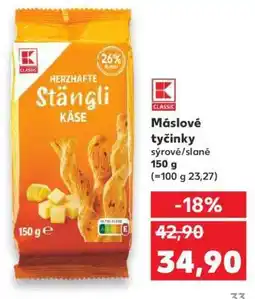 Kaufland Máslové tyčinky sýrové/slané nabídka