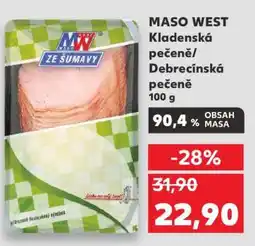 Kaufland MASO WEST Kladenská pečeně/Debrecínská pečeně 100 g nabídka