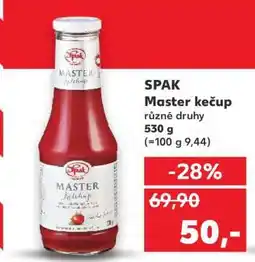 Kaufland Spak Master kečup nabídka