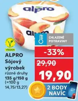 Kaufland Alpro Sójový výrobek nabídka