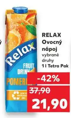 Kaufland RELAX ovocný nápoj nabídka