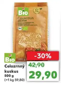 Kaufland Bio Celozrnný kuskus nabídka