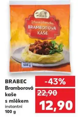 Kaufland BRABEC Bramborová kaše s mlékem nabídka