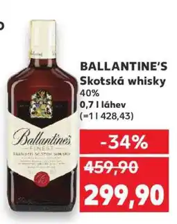 Kaufland Ballantine’s Skotská whisky nabídka
