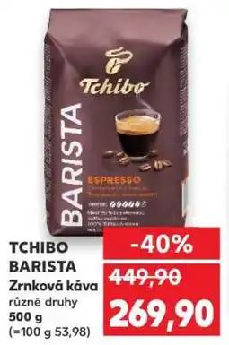 Kaufland Tchibo Barista zrnková káva nabídka