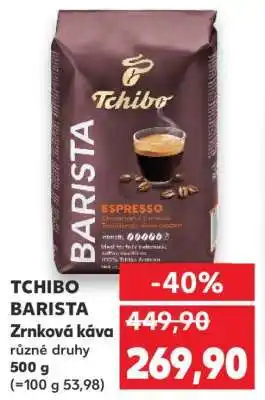 Kaufland Tchibo Barista zrnková káva nabídka