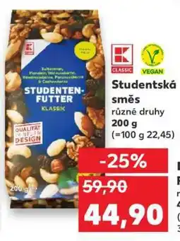 Kaufland Studentská směs nabídka