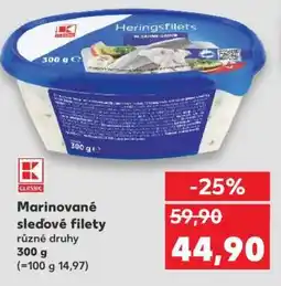 Kaufland Marinované sleďové filety nabídka