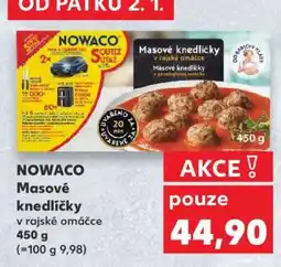 Kaufland NOWACO Masové knedlíčky v rajské omáčce nabídka