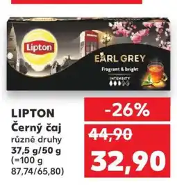Kaufland LIPTON Černý čaj nabídka