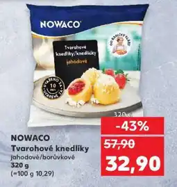 Kaufland NOWACO TVAROHOVÉ KNEDLÍKY nabídka