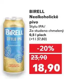 Kaufland BIRELL Nealkoholické pivo nabídka