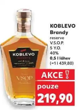 Kaufland KOBLEVO Brandy nabídka