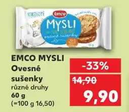 Kaufland Emco Mysli ovesné sušenky nabídka