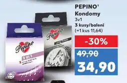 Kaufland PEPINO Kondomy 3v1 nabídka