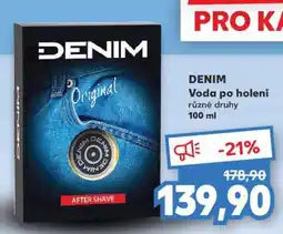 Kaufland DENIM Voda po holení nabídka