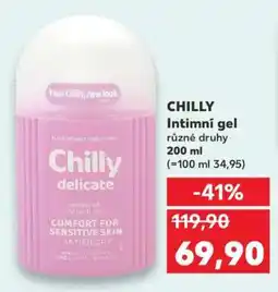 Kaufland Chilly intimní gel nabídka