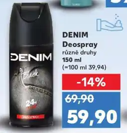 Kaufland DENIM Deospray nabídka