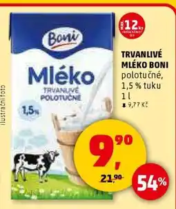 Penny Market TRVANLIVÉ MLÉKO BONI nabídka