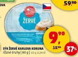 Penny Market Sýr Žervé Karlova Koruna nabídka