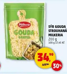 Penny Market Sýr Gouda Strouhaná Milkeria nabídka